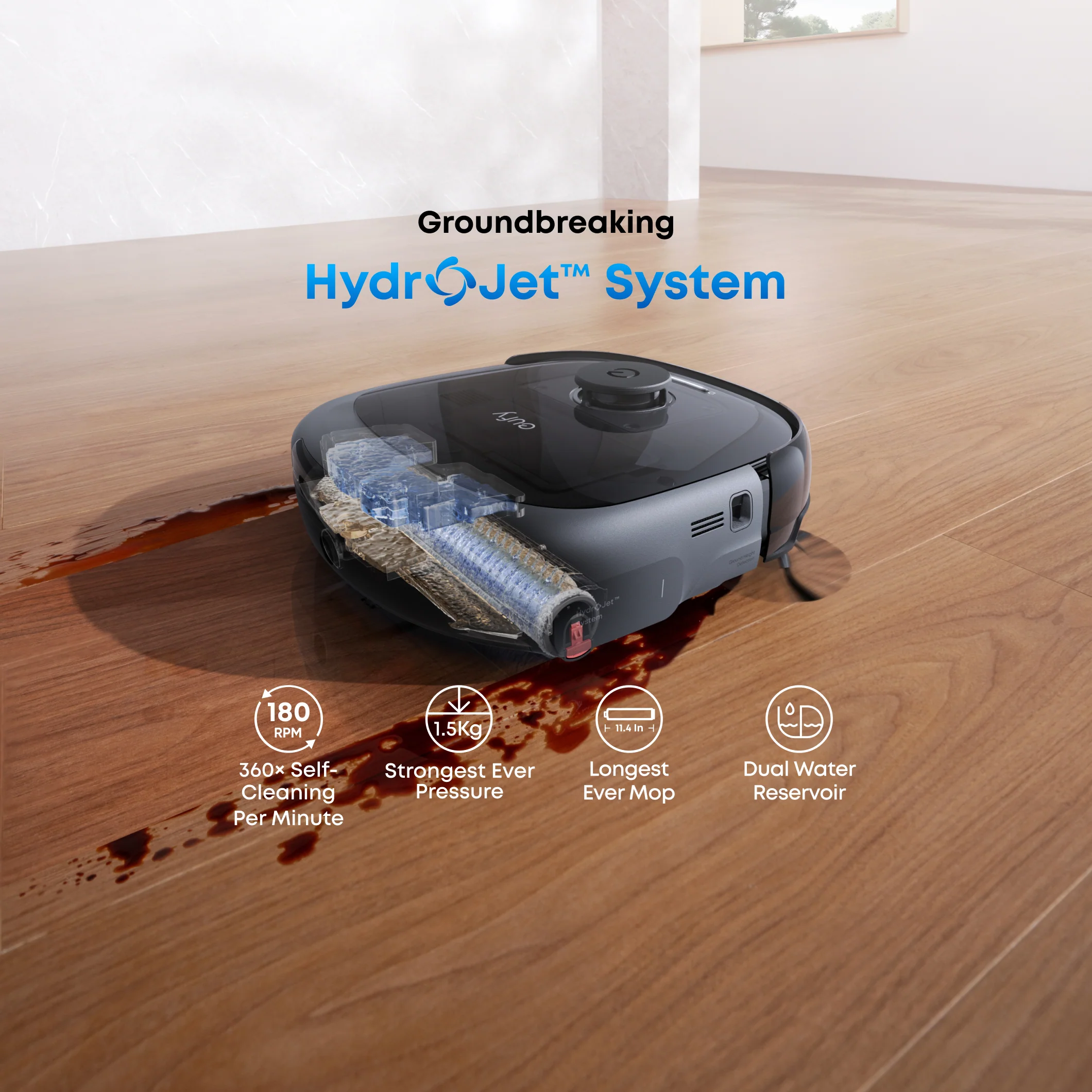 Robot vacuum cleaner and mop