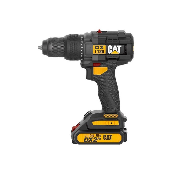 CAT DX1120 18V Brushless Impact Drill 65Nm KIT | 2×2.0 Ah & Charger - Image 2