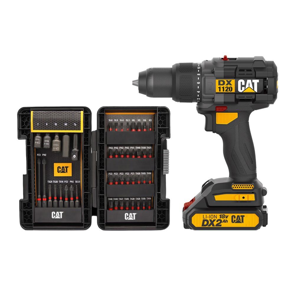CAT DX1120 18V Brushless Impact Drill 65Nm KIT | 2×2.0 Ah & Charger - Image 3