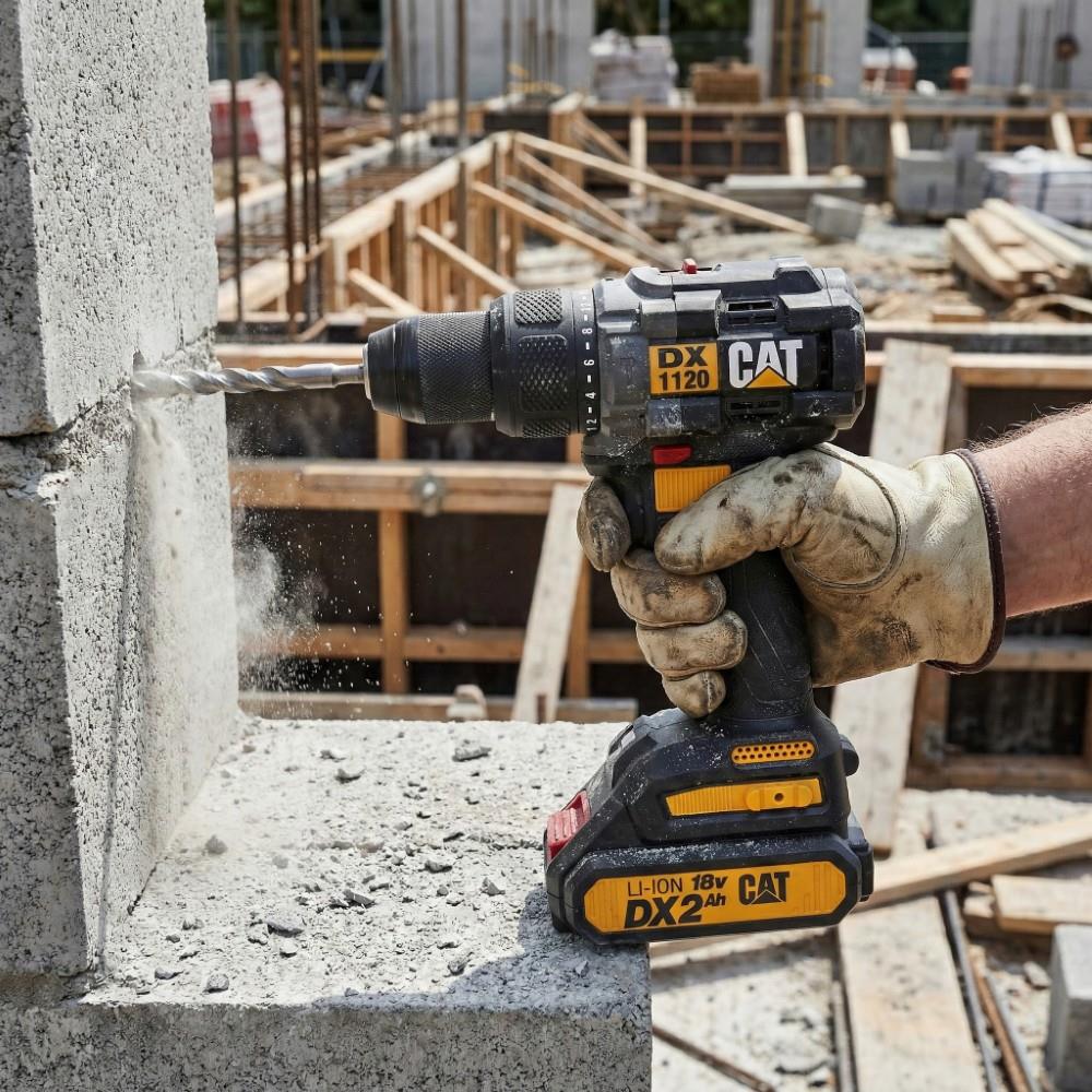 CAT DX1120 18V Brushless Impact Drill 65Nm KIT | 2×2.0 Ah & Charger - Image 4
