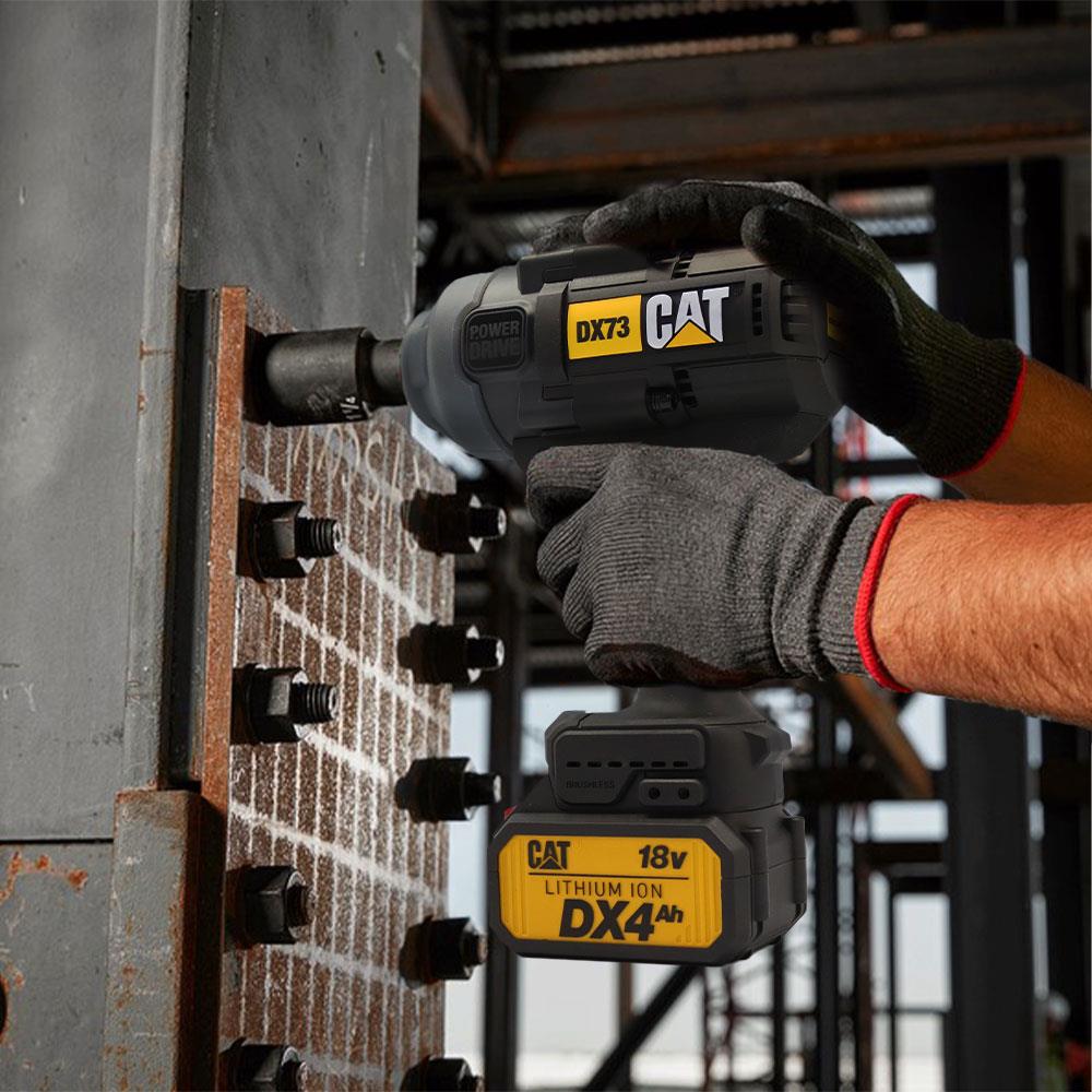 CAT DX73B 18 Volt 1700/2100Nm Brushless Professional Cordless Wrench (Battery Not Included) - Image 6